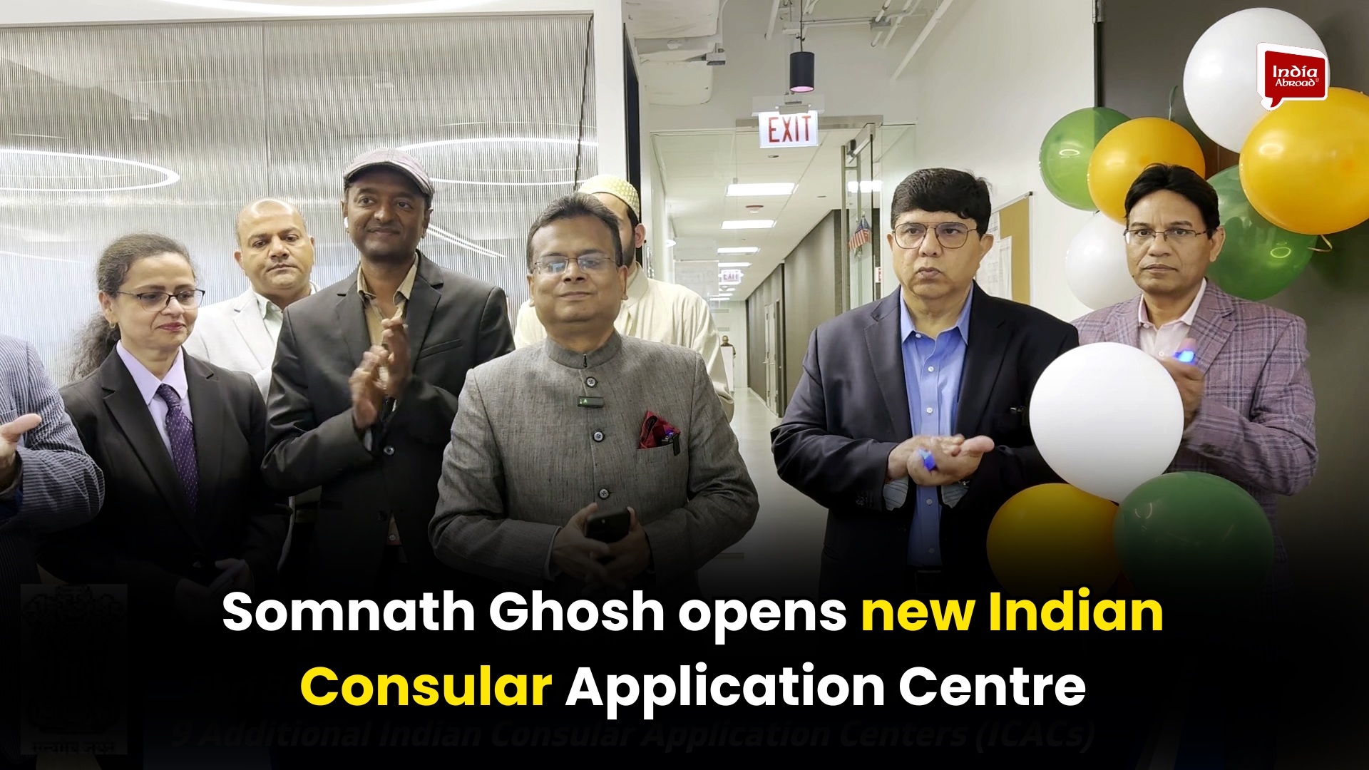 Somnath Ghosh opens new Indian Consular Application Centre